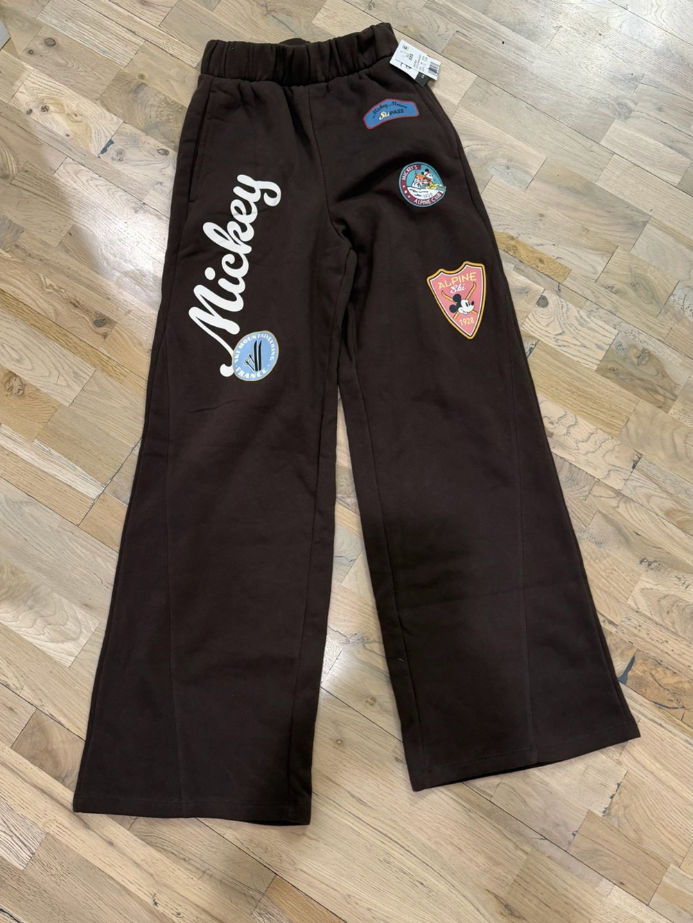 NWT Disney Brown Mickey Lounge Pants | XXS